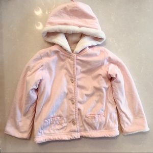 GUC Angel Dear Pink Fleece Hooded Toddler Jacket